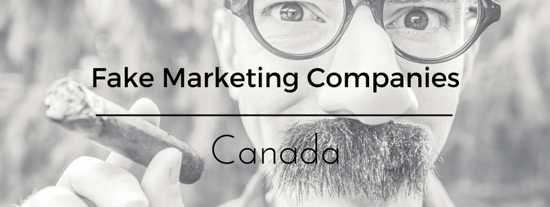 fake marketing companies canada banner