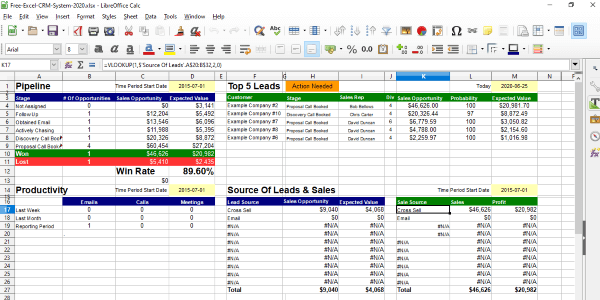 Free Excel Crm System That Is Super Simple And Easy To Use