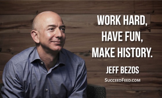 jeff bezos work hard